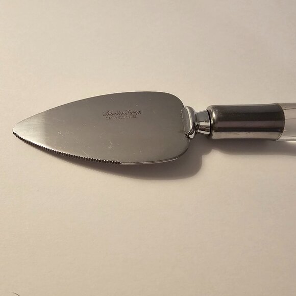 Frontier Forge Stainless Steel Cheese Serving Knife With Lucite Handle MCM Mid C - Picture 3 of 4